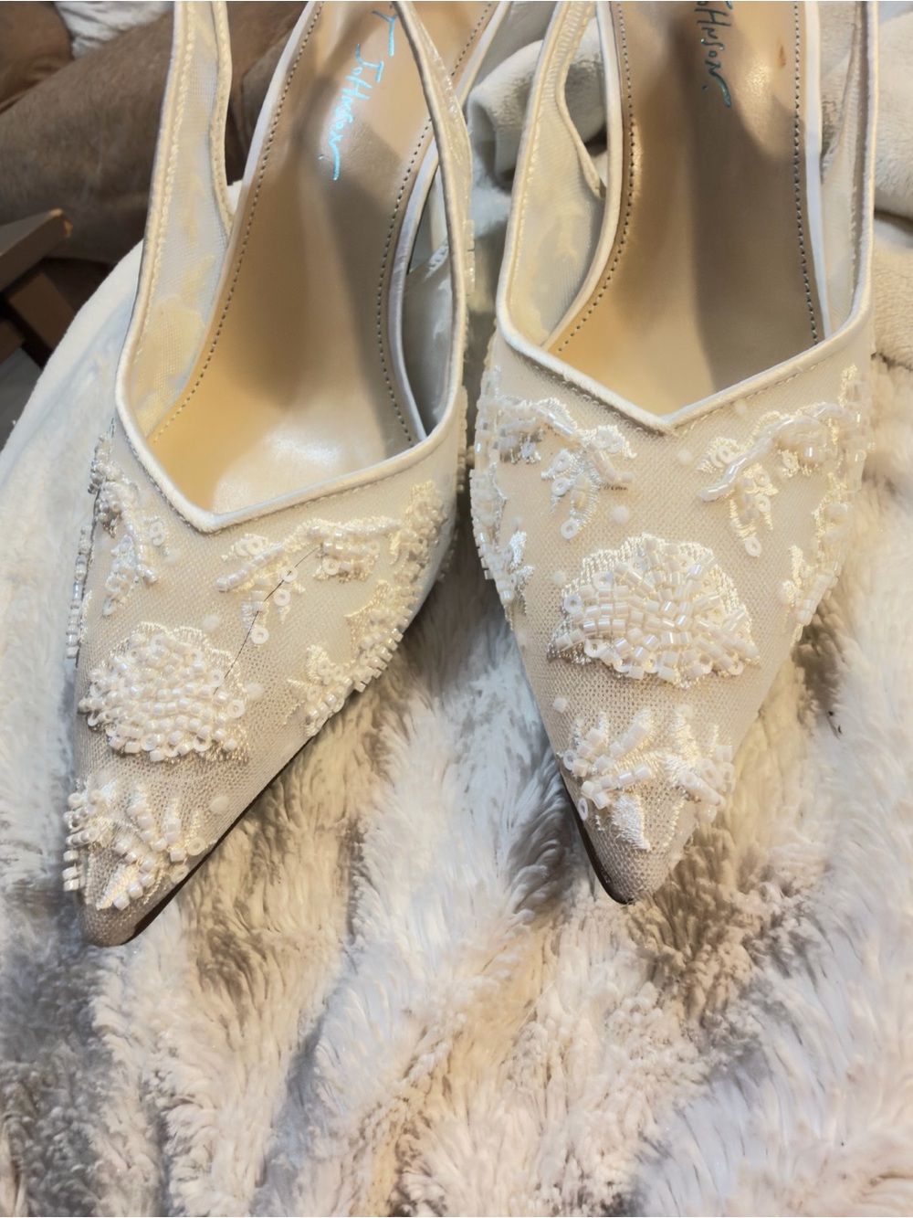 Betsey Johnson Women's Nikki Pump, Ivory, size 8.5-new never worn!! #bridal - Picture 4 of 12
